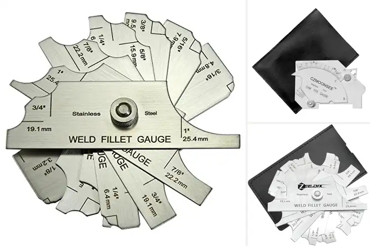 Detailed view of Best Welding Ruler For Fillet Welds