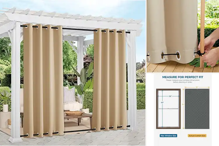 Detailed view of Best Windproof Curtains: Ultimate Comfort & Protection