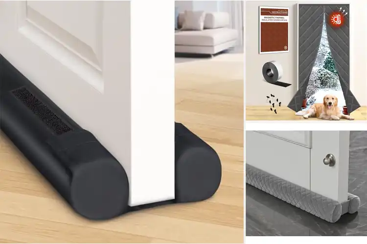 Detailed view of Best Windproof Door Cover For Cold Draft Blocker