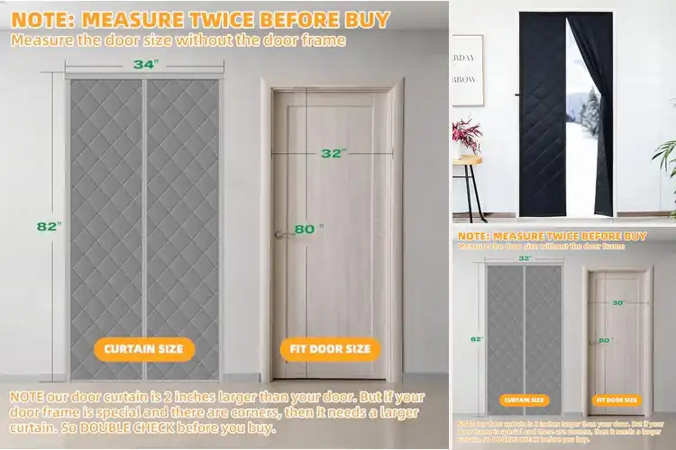 Detailed view of Best Windproof Door Curtains